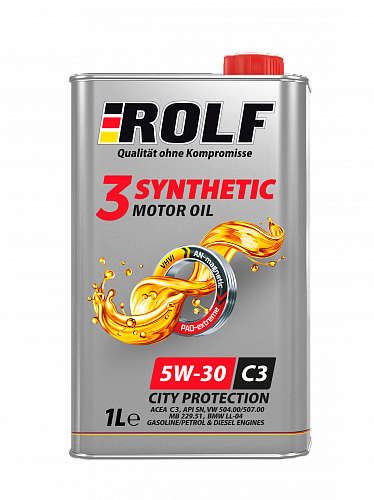 ROLF 3-SYNTHETIC  5W-30 ACEA C3   1л [12] ж/б/"Акция -25%"