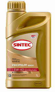 SINTEC   PREMIUM 9000 5W-40 A3/B4 1л